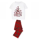 Christmas Matching Family Pajamas Merry Christmas Dachshund White Short Pajamas Set