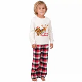 Christmas Matching Family Pajamas Merry Christmas Dachshund White Pajamas Set
