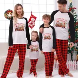 Christmas Matching Family Pajamas Holiday Car with Gnome White Pajamas Set