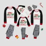 Christmas Matching Family Pajamas Sitting Gnimoes Gray Pajamas Set