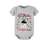 Christmas Matching Family Pajamas How Snowflakes Are Really Made Lying Snowman Blue Pajamas Set