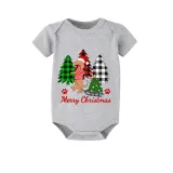 Christmas Matching Family Pajamas Merry Christmas Dachshund Tree White Short Pajamas Set