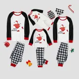 Christmas Matching Family Pajamas Skating Bear Merry Christmas Red Pajamas Set