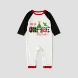 Christmas Matching Family Pajamas I'll Be with Gnome For Christmas Gray Pajamas Set