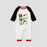 Christmas Matching Family Pajamas Hohoho Penguin Gray Pajamas Set