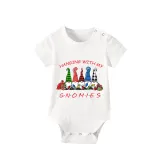 Christmas Matching Family Pajamas Hanging with My Friends Gnomies Short Pajamas Set