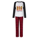 Christmas Matching Family Pajamas Dachshund Through the Snow Three Pets White Pajamas Set