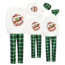 Christmas Matching Family Pajamas Dachshund Merry Christmas Green Pajamas Set