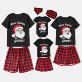 Christmas Matching Family Pajamas Luminous Glowing Dear Santa We Good Short Pajamas Set