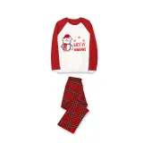 Christmas Matching Family Pajamas Let It Snow Penguin Gray Pajamas Set
