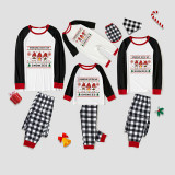 Christmas Matching Family Pajamas Seamless Hanging Gnomies Gray Pajamas Set