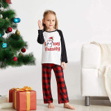 Christmas Matching Family Pajamas I Love My Family Penguin White Pajamas Set