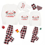 Christmas Matching Family Pajamas Snowflake Chillin' Snowmies White Pajamas Set