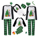 Christmas Matching Family Pajamas Christmas Tree Gift Penguins Green Pajamas Set