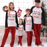 Christmas Matching Family Pajamas Funny Penguins It's a Jolly Holiday White Pajamas Set