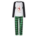 Christmas Matching Family Pajamas Christmas String Light Bear Green Pajamas Set