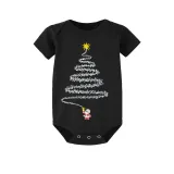Christmas Matching Family Pajamas Luminous Glowing Fireworks Short Pajamas Set