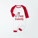Christmas Matching Family Pajamas I Love My Family Penguin Gray Pajamas Set