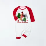 Christmas Matching Family Pajamas Merry Christmas Dachshund Tree Gray Pajamas Set