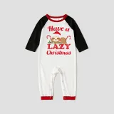 Christmas Matching Family Pajamas Have A Lazy Christmas Gray Pajamas Set