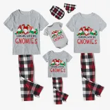Christmas Matching Family Pajamas Sitting Gnimoes Short Pajamas Set