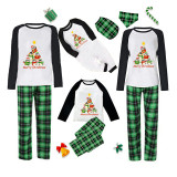 Christmas Matching Family Pajamas Penguins Tree Merry Christmas Green Pajamas Set