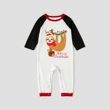 Christmas Matching Family Pajamas Sloth Christmas Gift Gray Pajamas Set