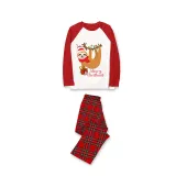 Christmas Matching Family Pajamas Sloth Christmas Gift Gray Pajamas Set