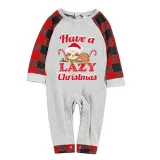 Christmas Matching Family Pajamas Have A Lazy Christmas Gray Pajamas Set