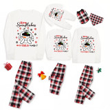 Christmas Matching Family Pajamas How Snowflakes Are Really Made Lying Snowman White Pajamas Set
