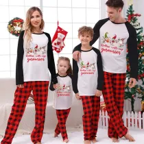 Christmas Matching Family Pajamas Rollin' with My Three Gnomies White Pajamas Set