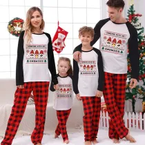 Christmas Matching Family Pajamas Seamless Hanging Gnomies White Pajamas Set