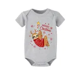 Christmas Matching Family Pajamas Merry Christmas Sloth White Short Pajamas Set