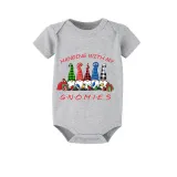 Christmas Matching Family Pajamas Hanging with My Friends Gnomies Short Pajamas Set
