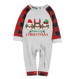 Christmas Matching Family Pajamas Merry Christmas Sloth Gray Pajamas Set