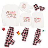 Christmas Matching Family Pajamas Dachshund Through the Snow Light White Pajamas Set