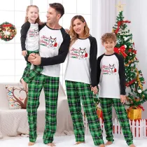 Christmas Matching Family Pajamas Here Comes Santa Paws Green Pajamas Set