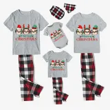 Christmas Matching Family Pajamas Merry Christmas Sloth White Short Pajamas Set