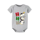 Christmas Matching Family Pajamas Hohoho Penguin White Short Pajamas Set