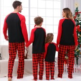 Christmas Matching Family Pajamas Merry Christmas Dachshund Print Red Pajamas Set