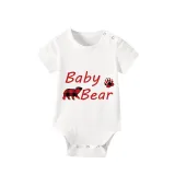 Christmas Matching Family Pajamas Papa Mama and Baby Bear Family Green Pajamas Set