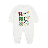 Christmas Matching Family Pajamas Hohoho Penguin White Pajamas Set