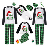 Christmas Matching Family Pajamas Hat Penguins Merry Christmas Green Pajamas Set