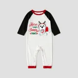 Christmas Matching Family Pajamas Here Comes Santa Paws Gray Pajamas Set