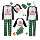 Christmas Matching Family Pajamas Dachshund Through the Snow Green Pajamas Set