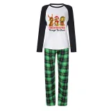 Christmas Matching Family Pajamas Dachshund Through the Snow Three Pets Green Pajamas Set