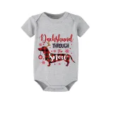 Christmas Matching Family Pajamas Dachshund Through the Snow Plaids Gray Short Pajamas Set
