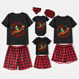 Christmas Matching Family Pajamas Dachshund Merry Christmas Black Pajamas Set