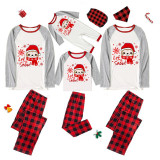 Christmas Matching Family Pajamas Let It Snow Sloth White Pajamas Set