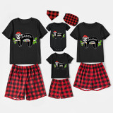 Christmas Matching Family Pajamas Sloth Family Black Pajamas Set